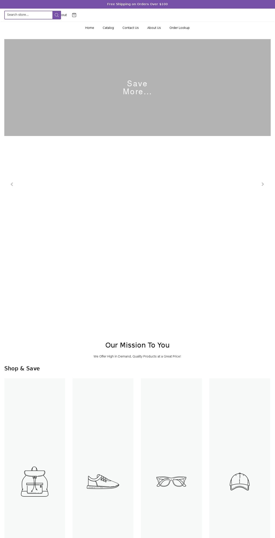 Current-theme Shopify theme site example niftyspender.com