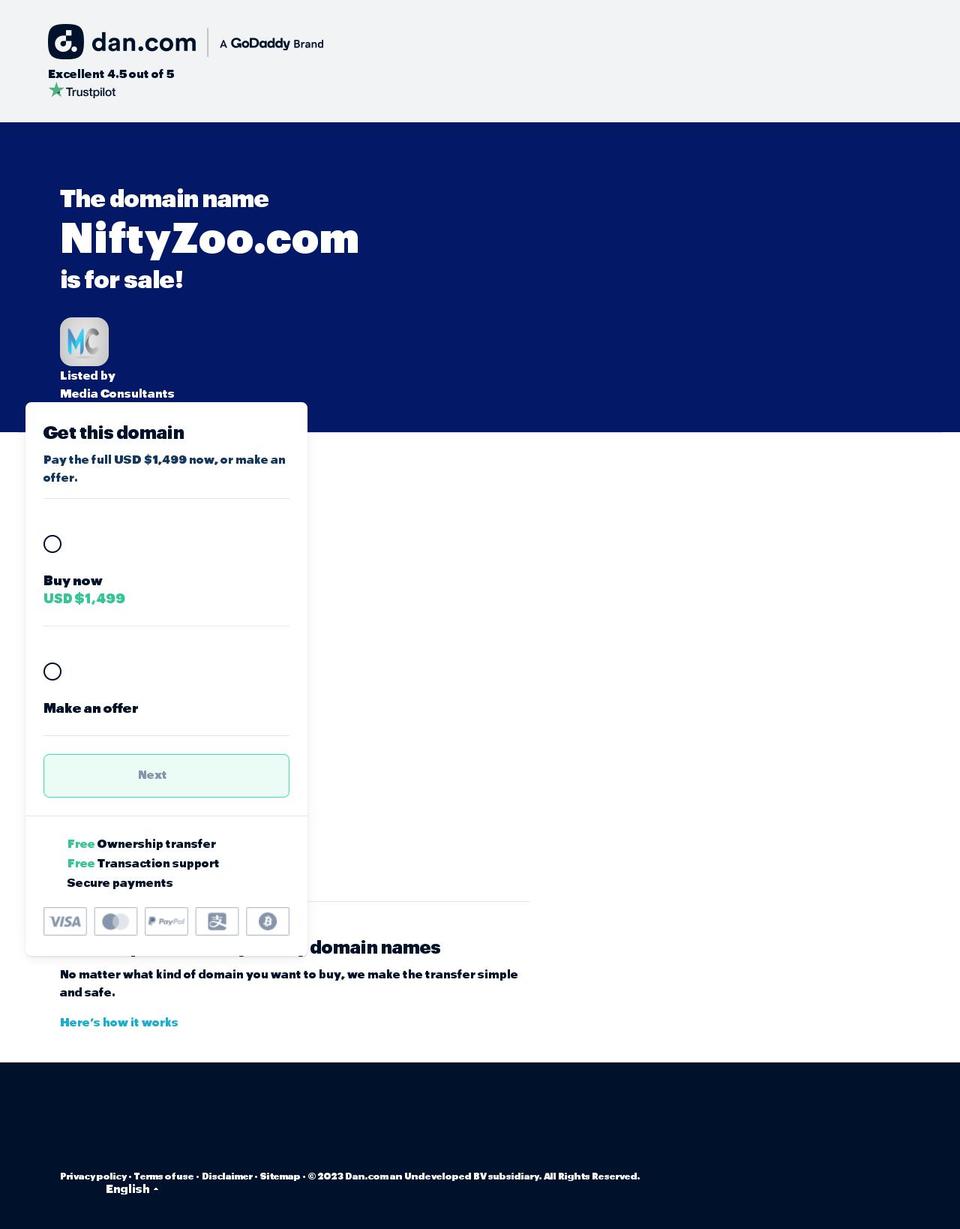 Copy of Simple Shopify theme site example niftyzoo.com