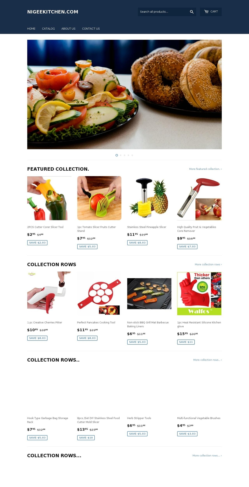 nigeekitchen.com — Shopify storefront screenshot