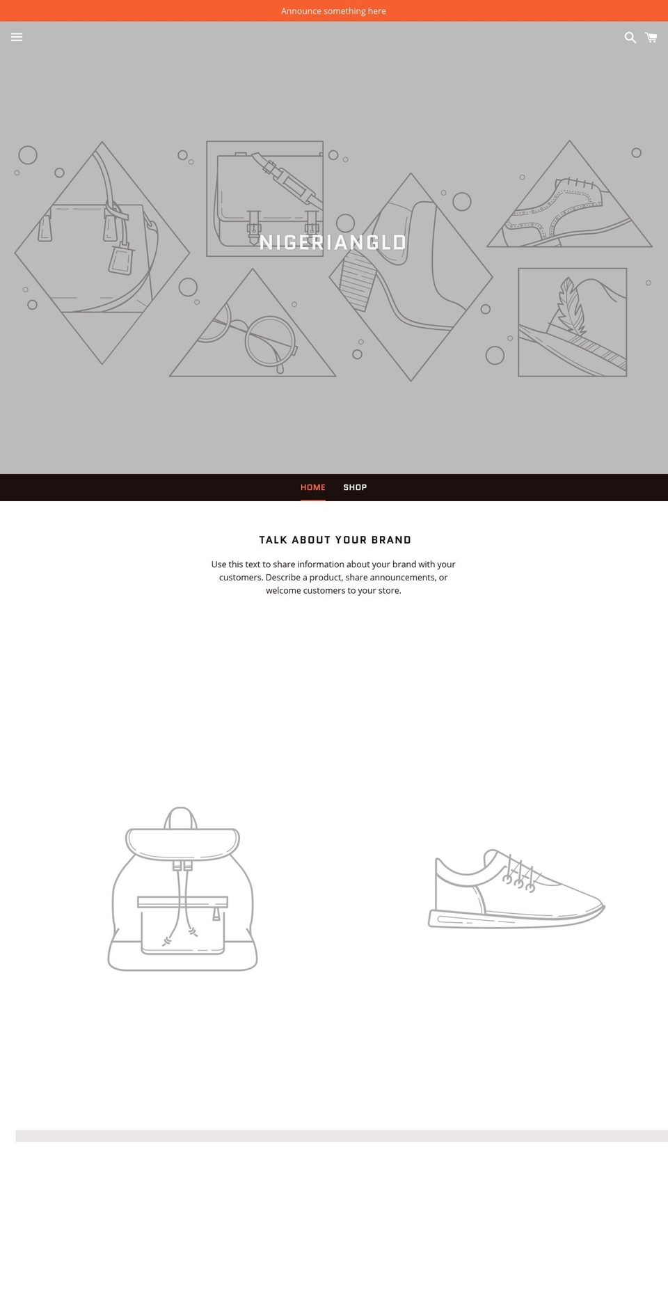 nigeriangld.com — Shopify storefront screenshot