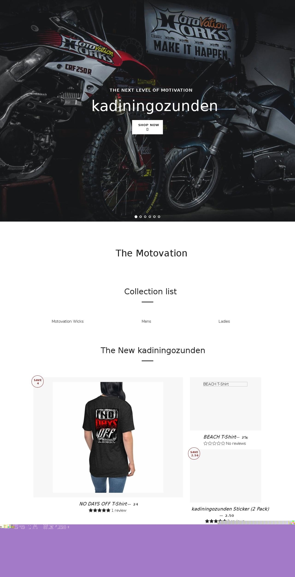 nightandday.us shopify website screenshot