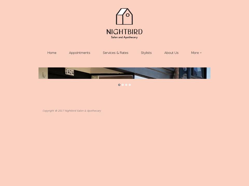 nightbirdpdx.com shopify website screenshot