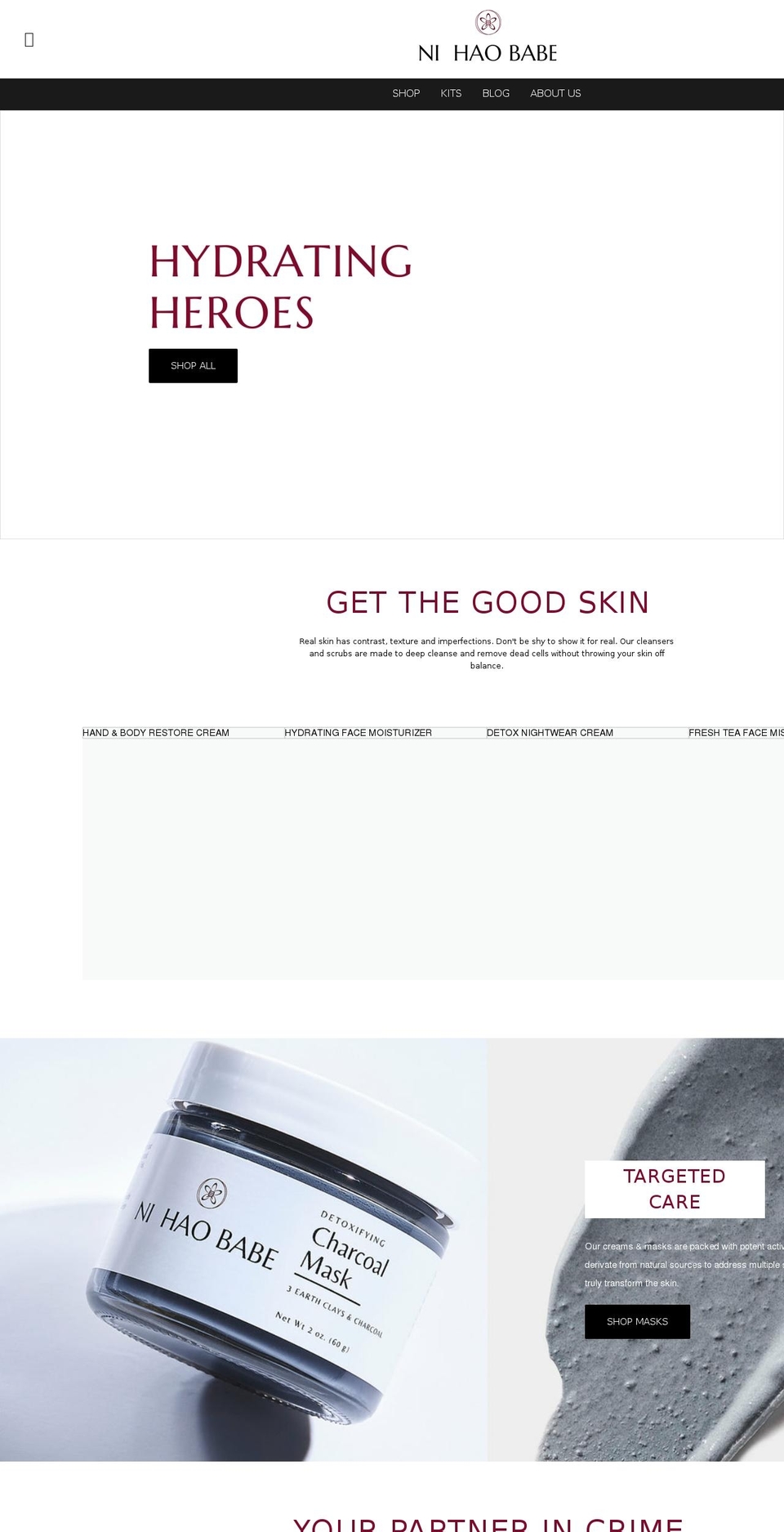 nihaobabe.com shopify website screenshot