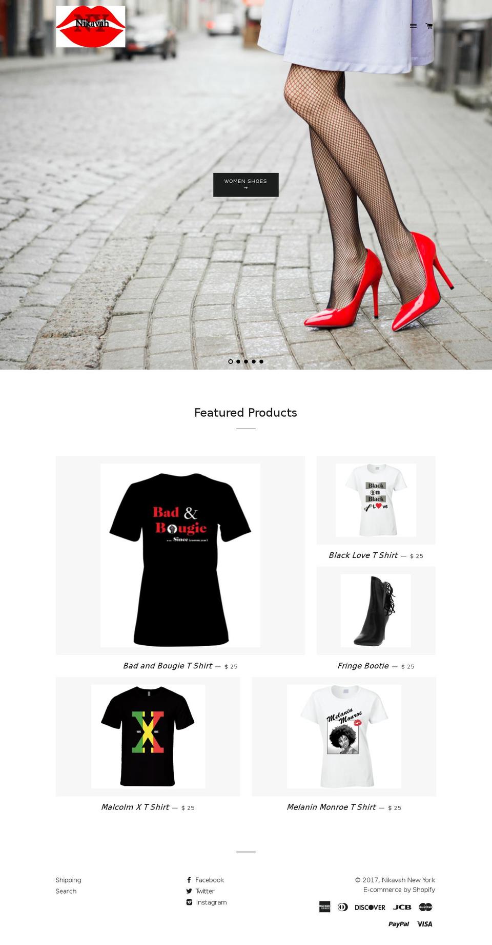 nikavahnewyork.com shopify website screenshot