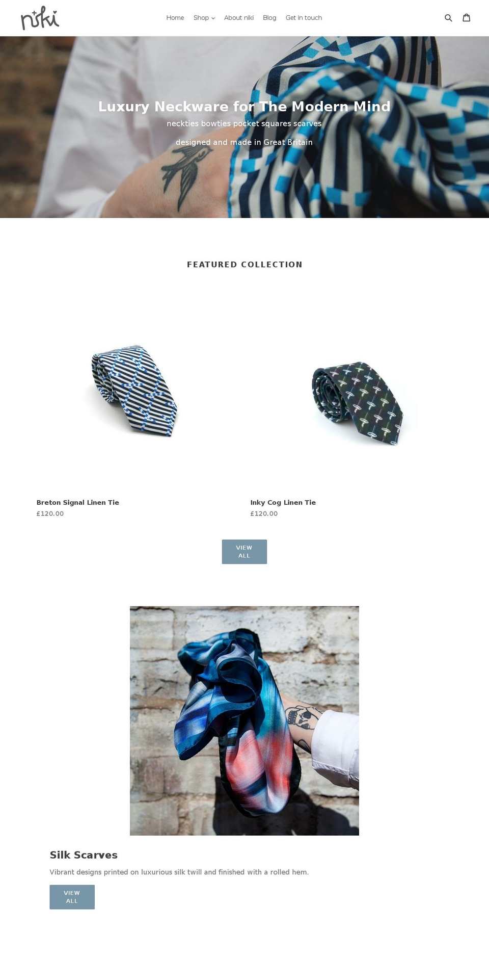 nikifulton.com shopify website screenshot