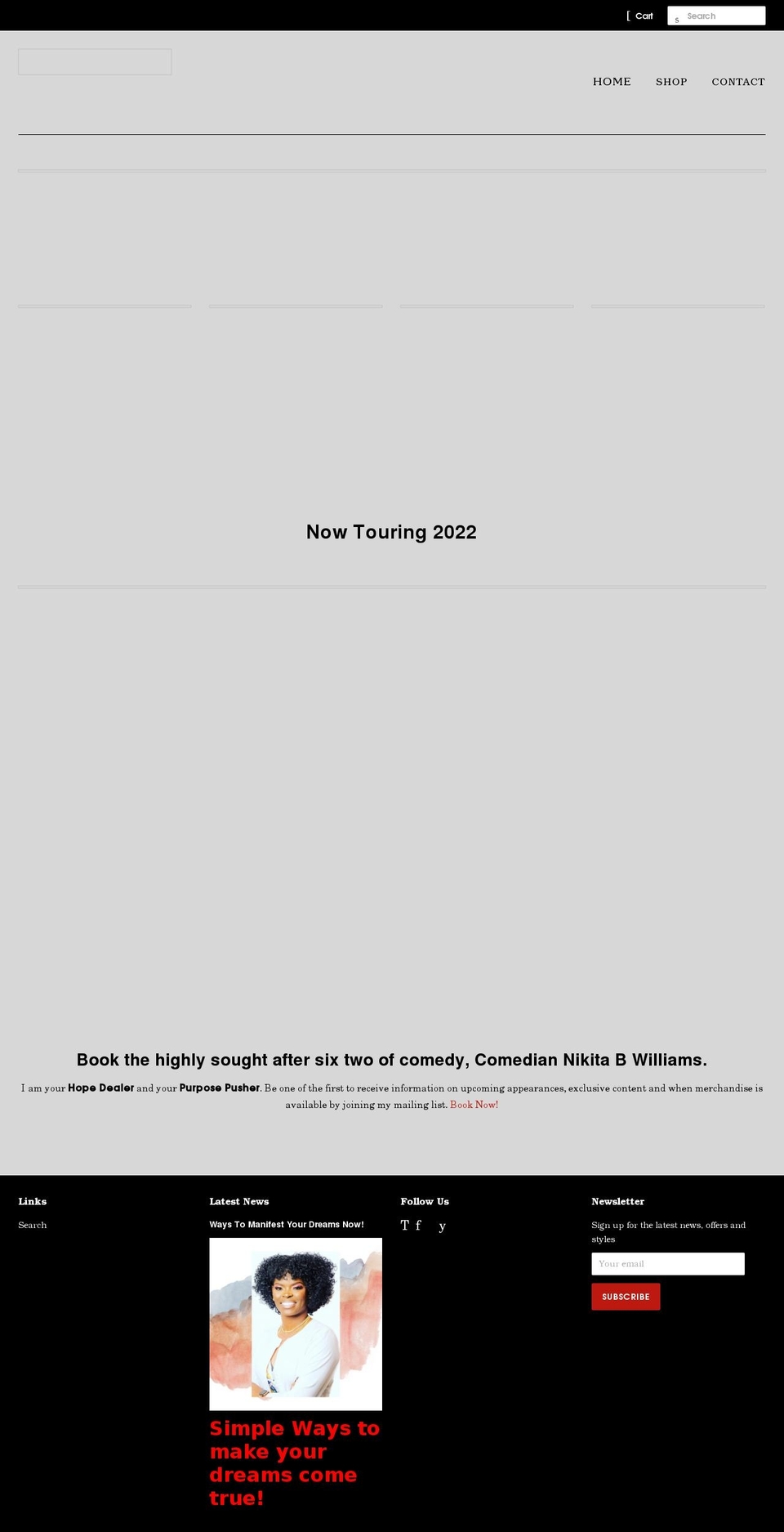 nikita-b-enterprise.myshopify.com shopify website screenshot