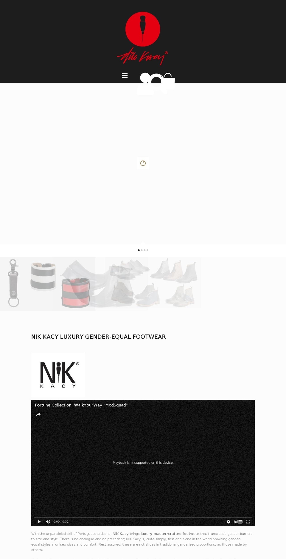 nikkacy.com shopify website screenshot
