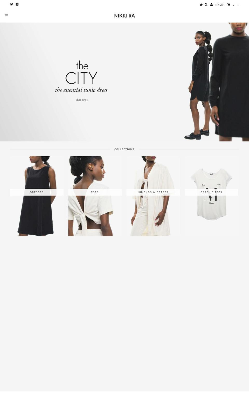 nikki-ra.us shopify website screenshot