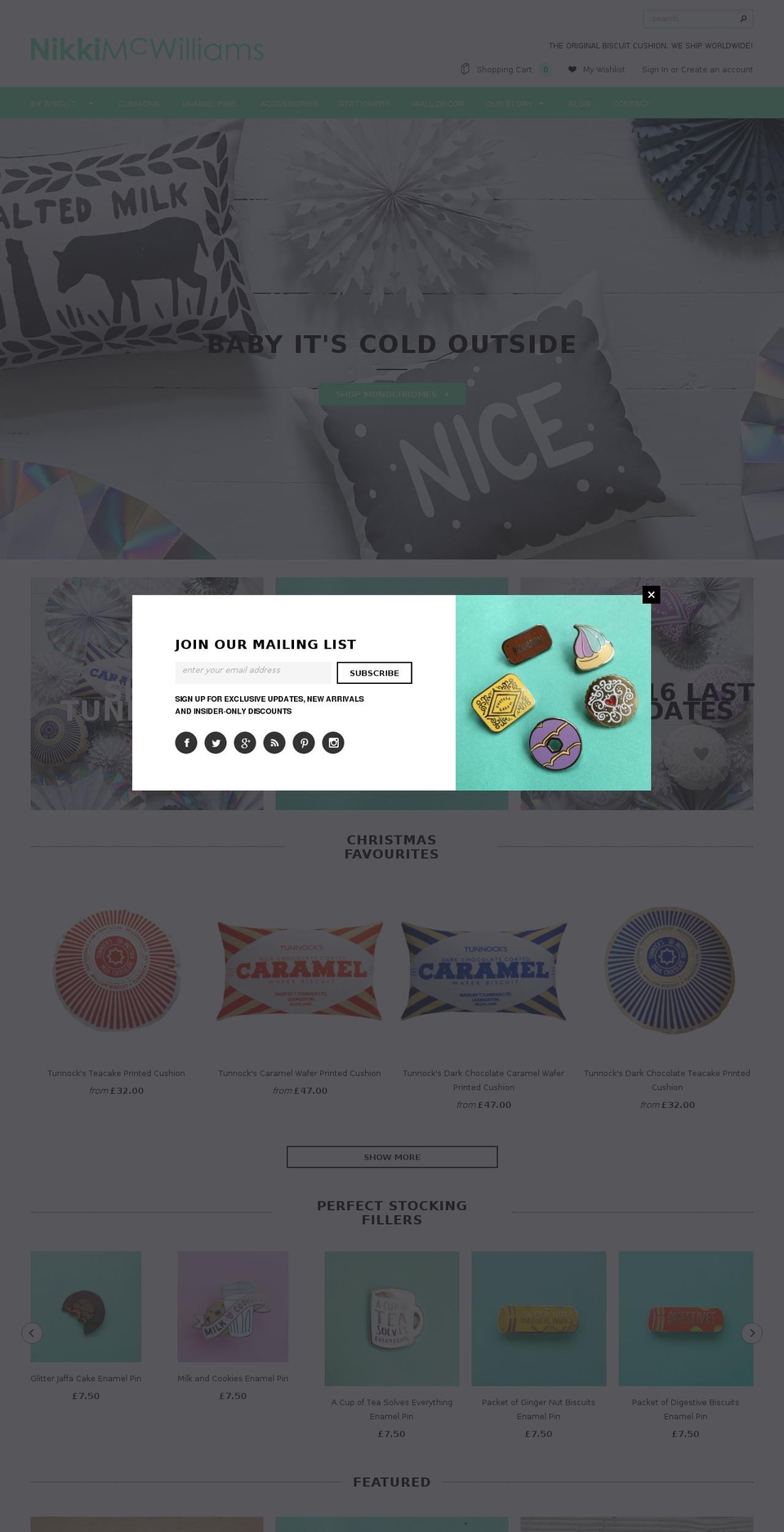 nikkimcwilliams.com shopify website screenshot