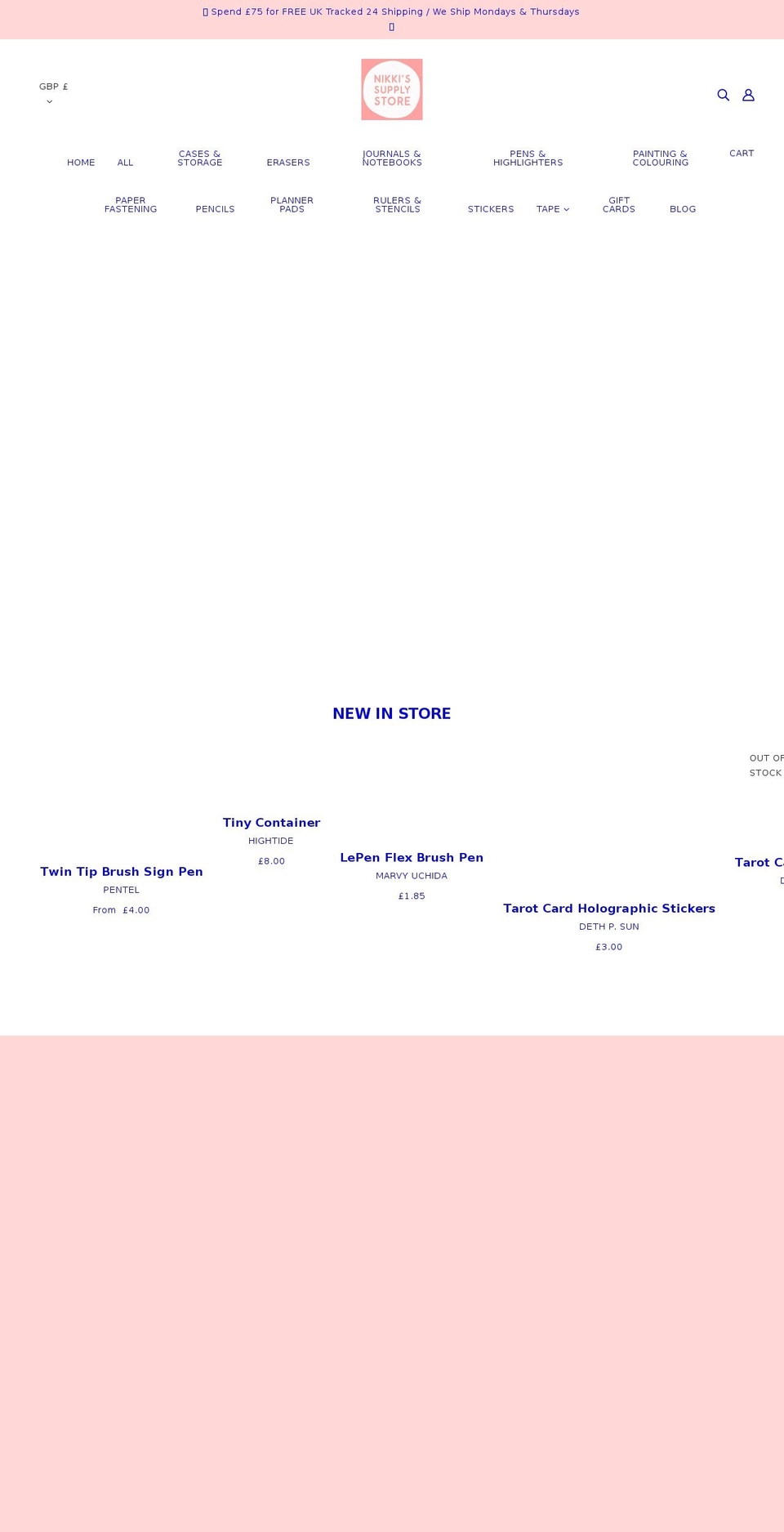 nikkissupplystore.com shopify website screenshot