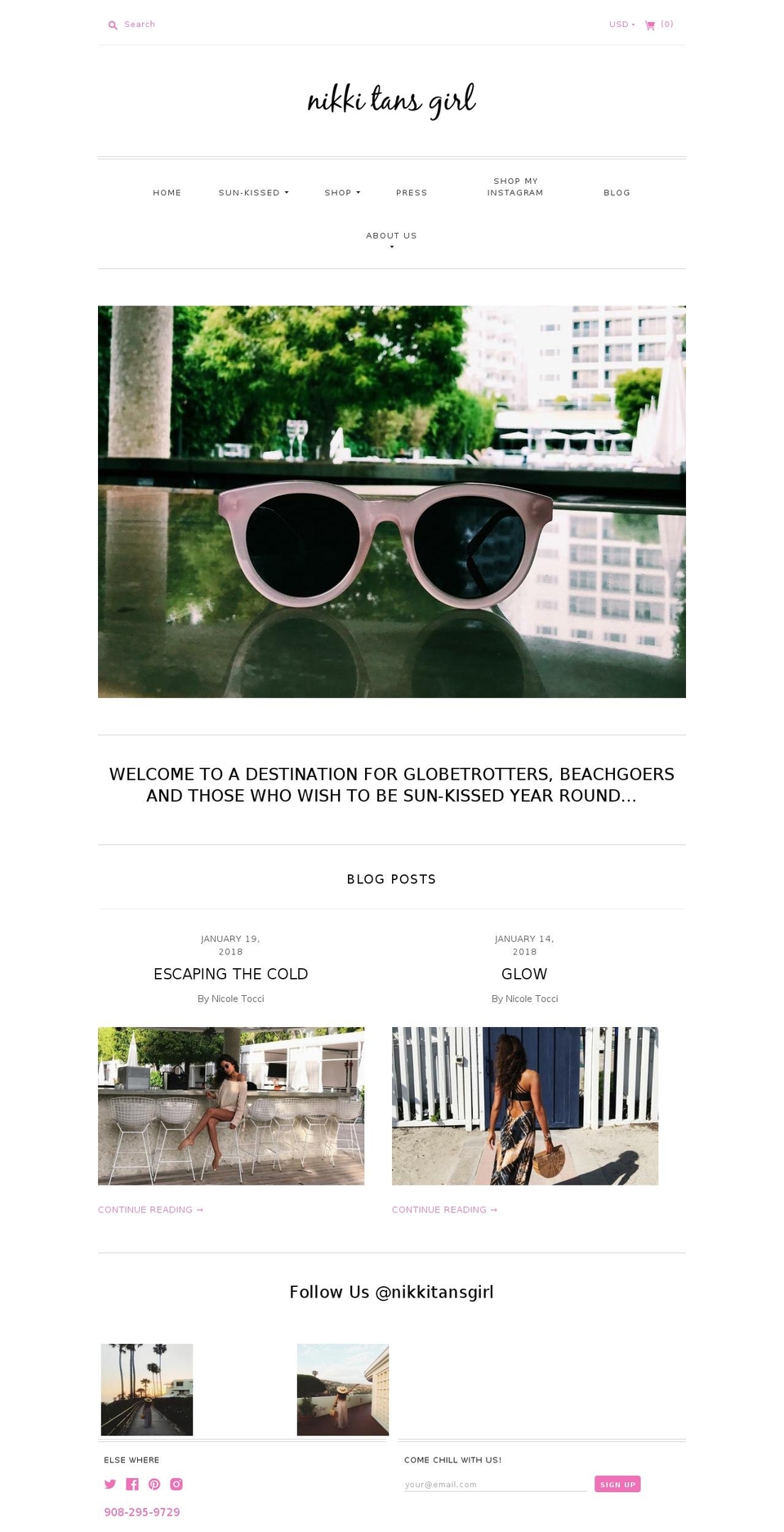 nikkitansgirl.com — Shopify storefront screenshot