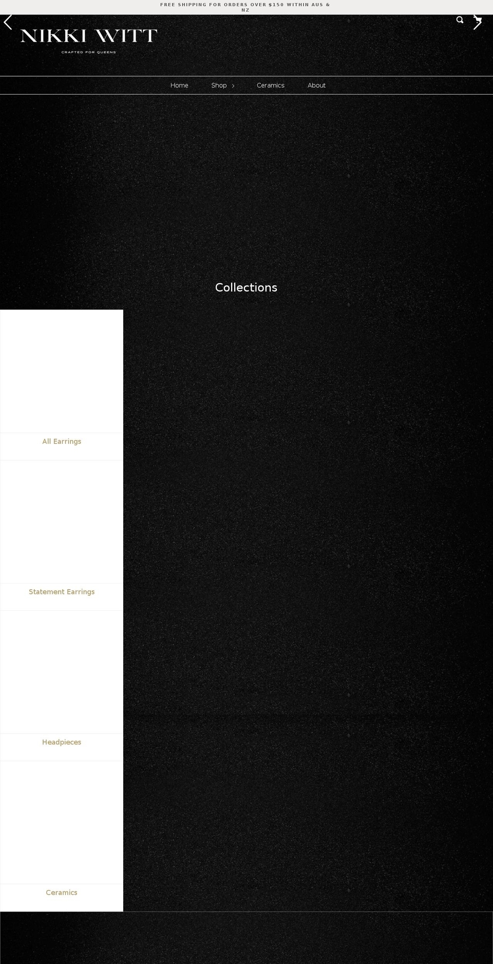nikkiwitt.com.au shopify website screenshot