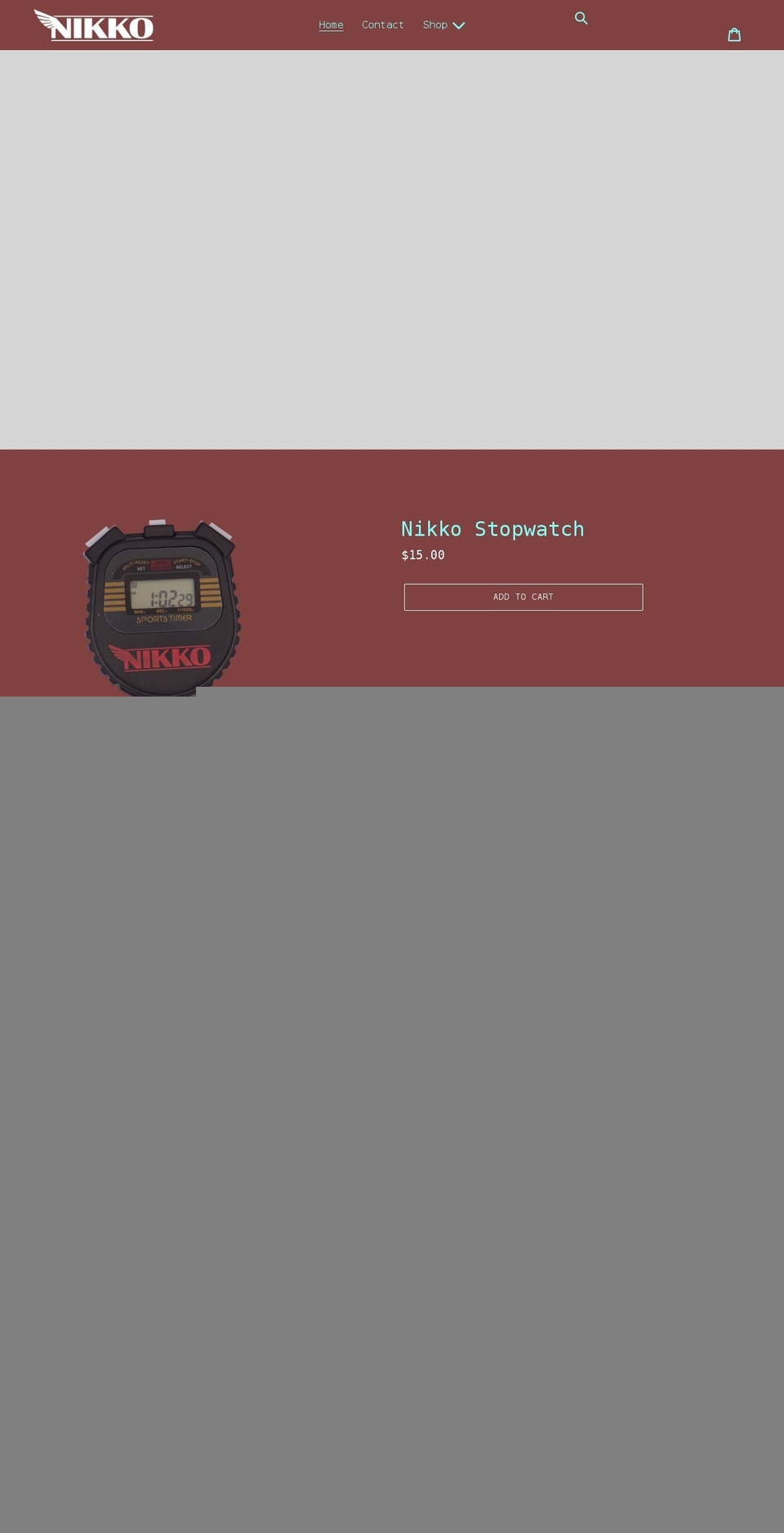 nikkolocastro.com shopify website screenshot