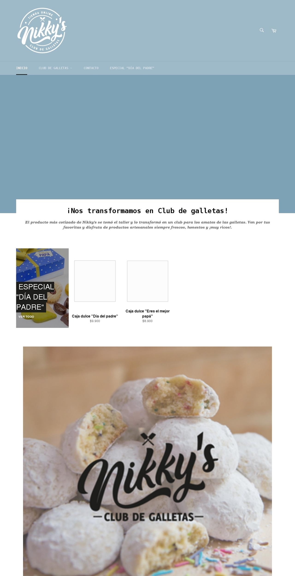 nikkys.cl shopify website screenshot