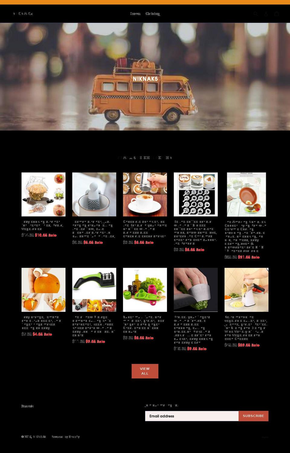 niknak5.com — Shopify storefront screenshot