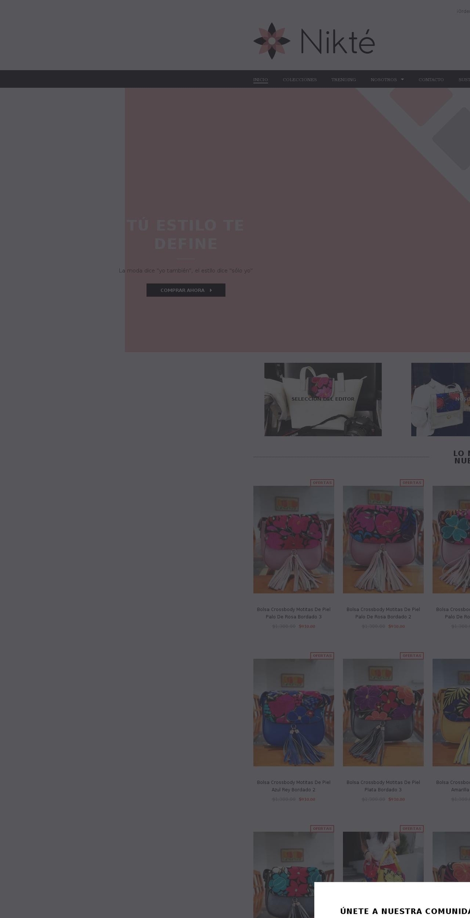 nikte.fashion shopify website screenshot