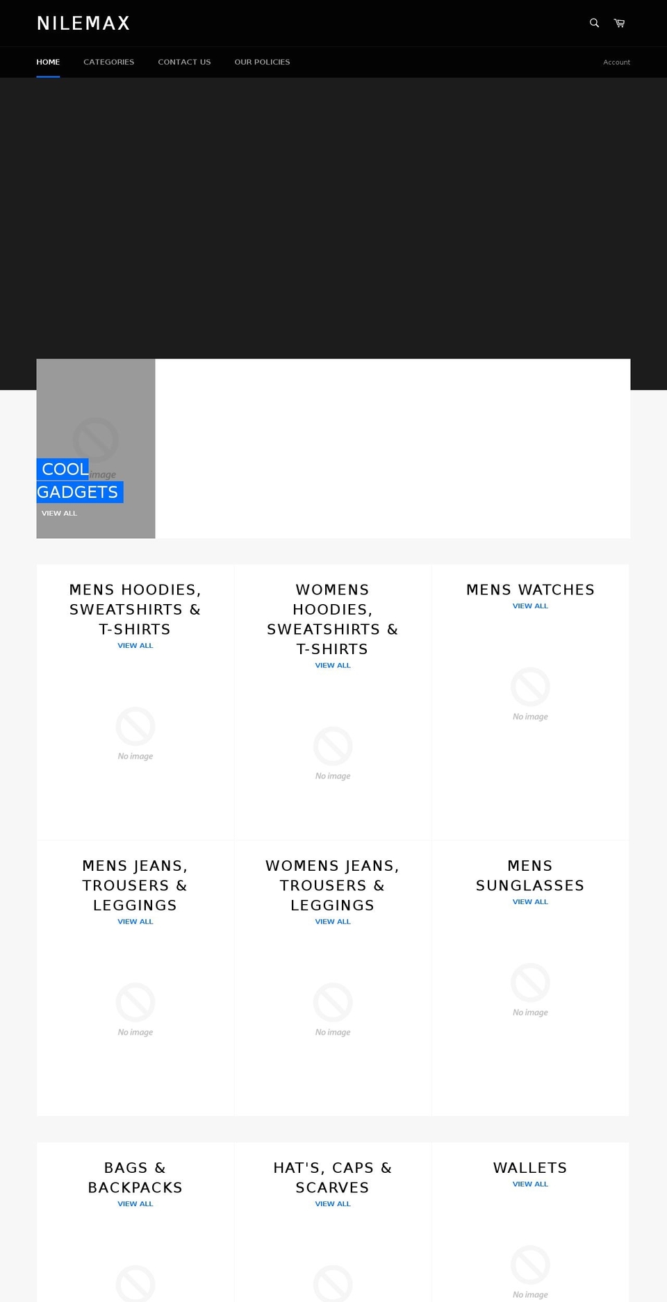 nilemax.com — Shopify storefront screenshot