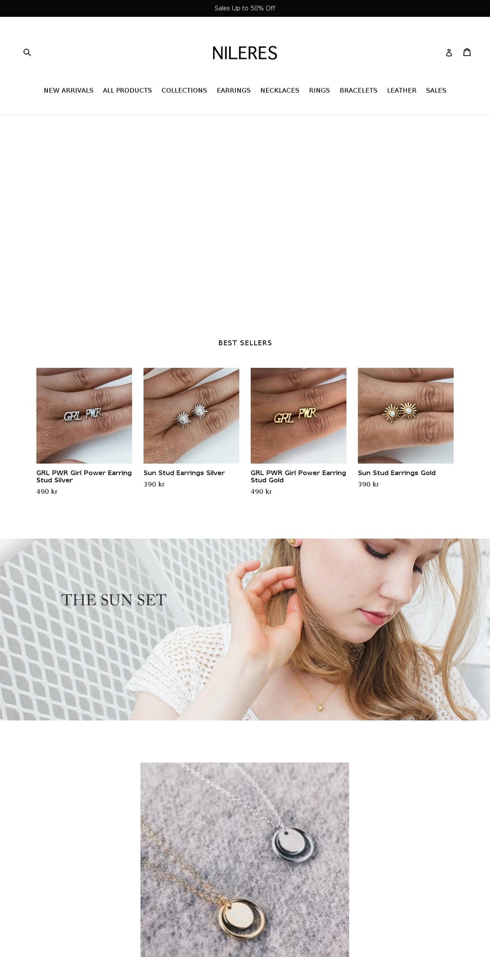 nileres.com — Shopify storefront screenshot