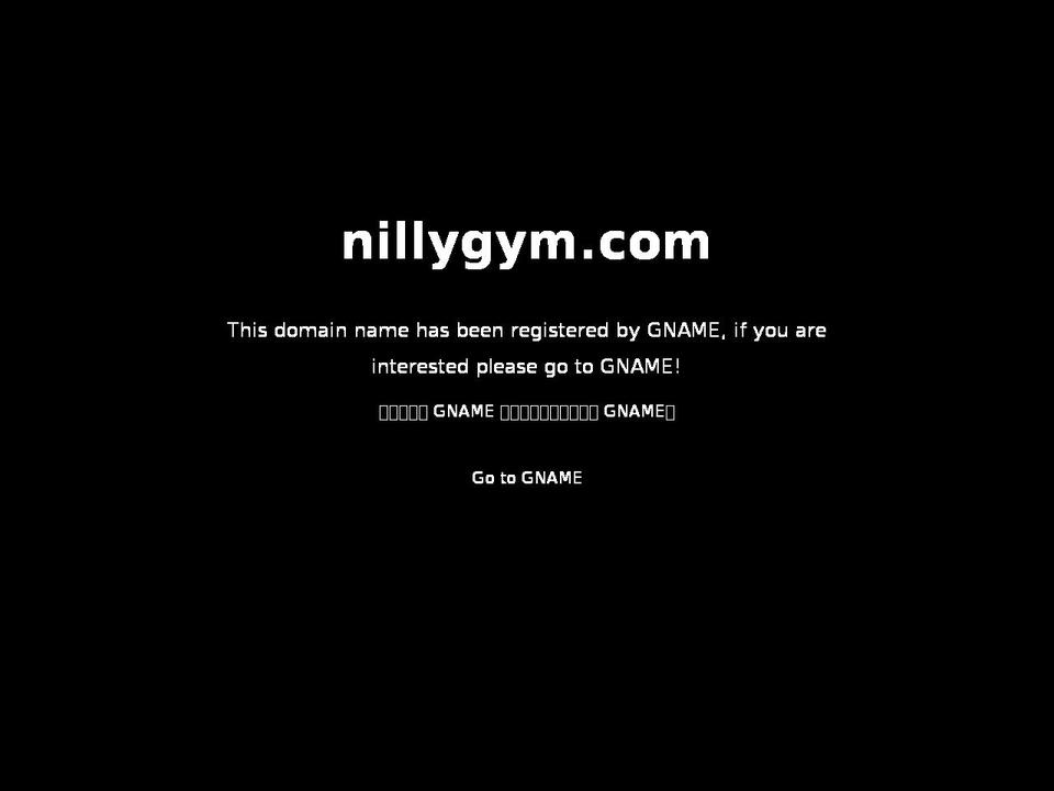 nillygym.com — Shopify storefront screenshot