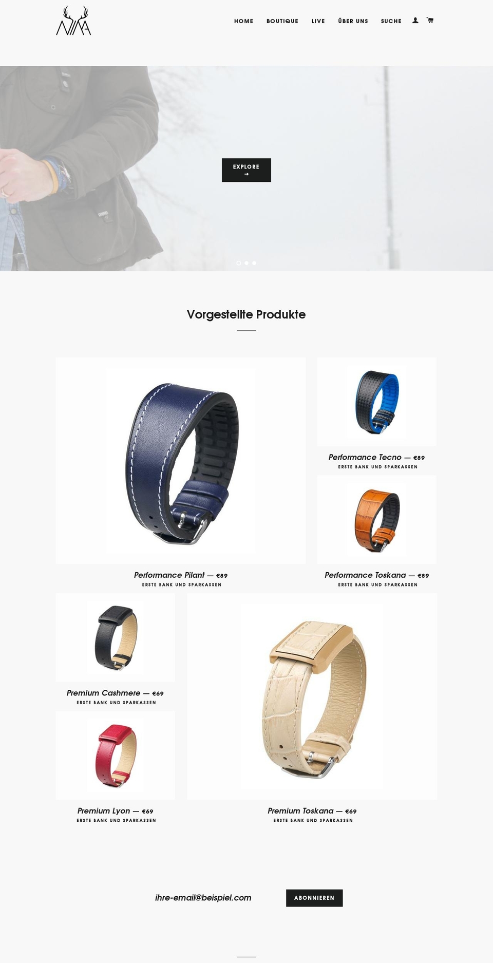 nimaatelier.com shopify website screenshot