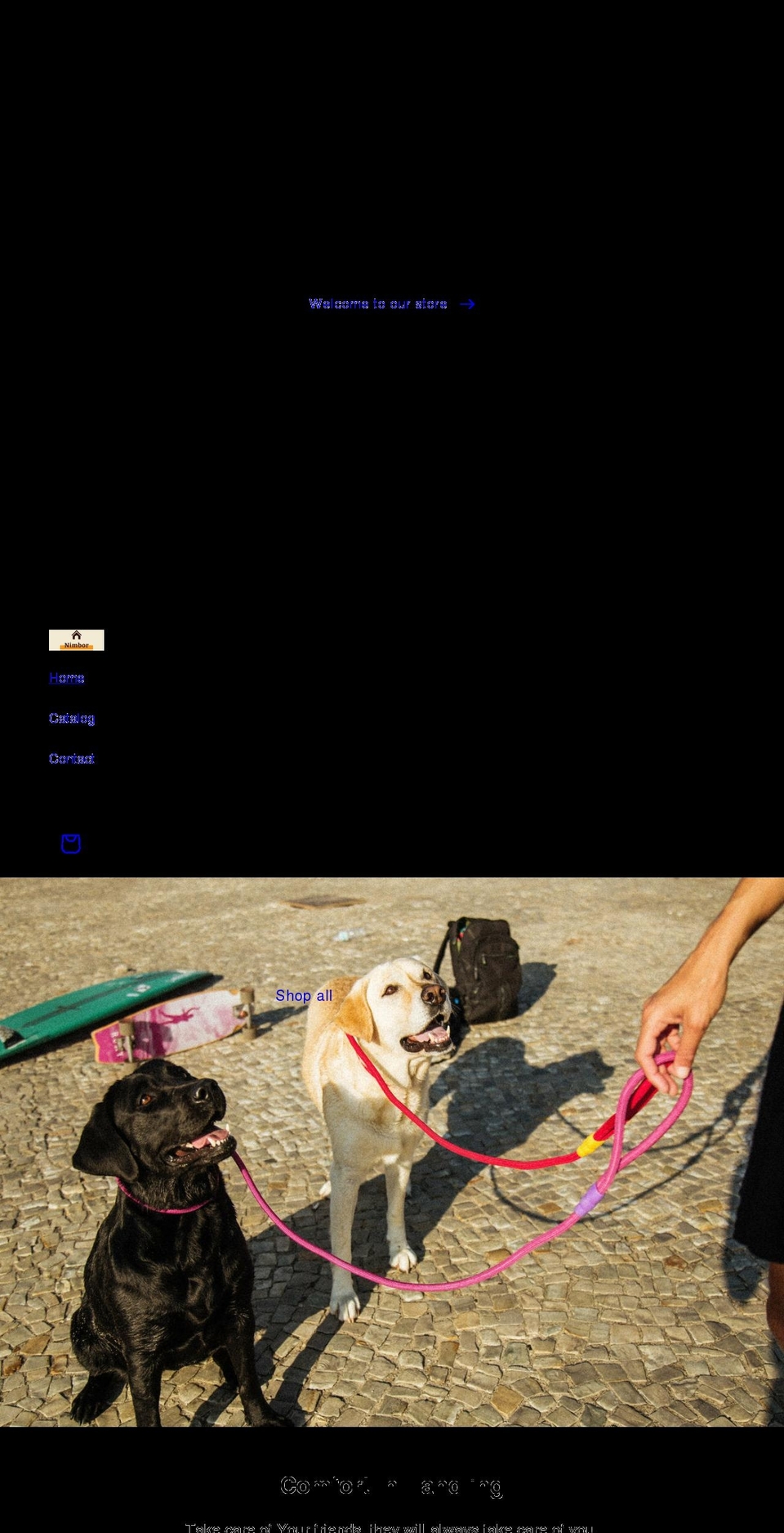 nimbor.com shopify website screenshot