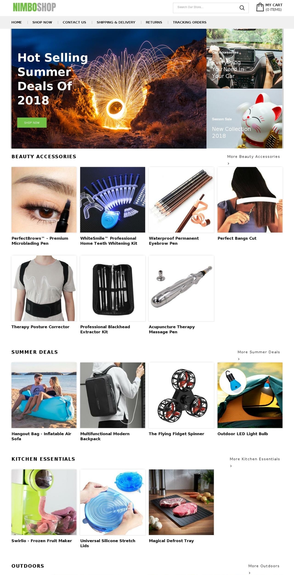 nimboshop.com — Shopify storefront screenshot