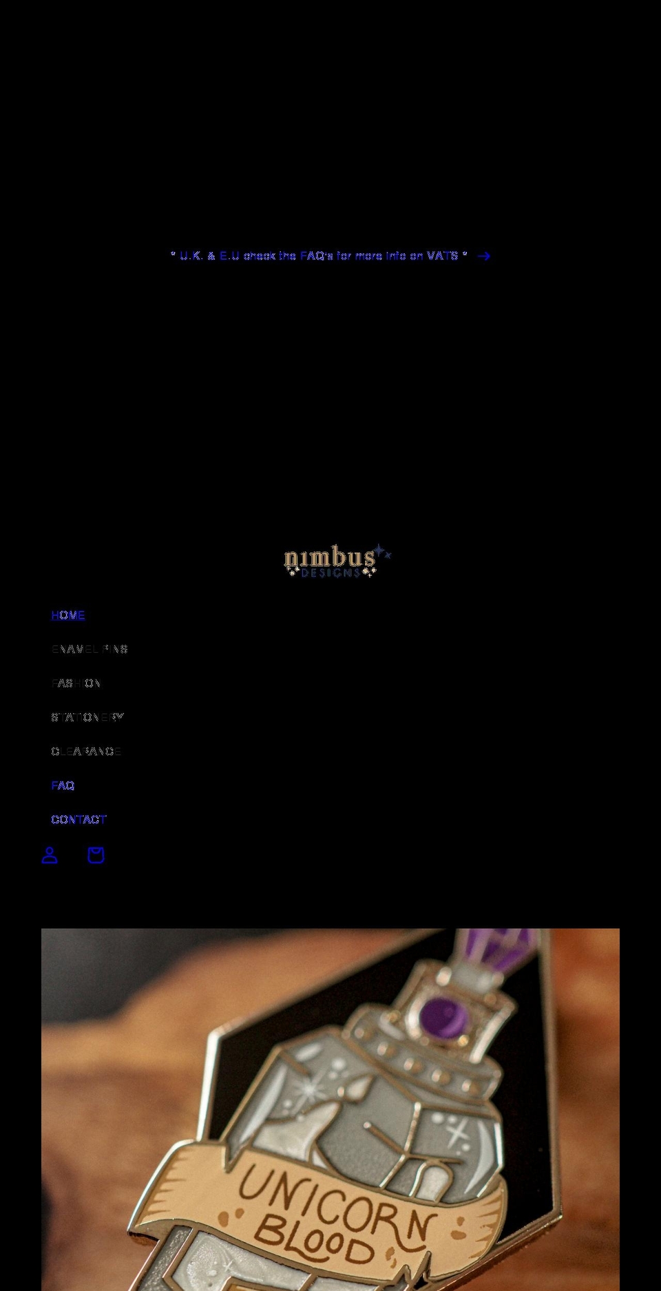 nimbusdesigns.ca shopify website screenshot