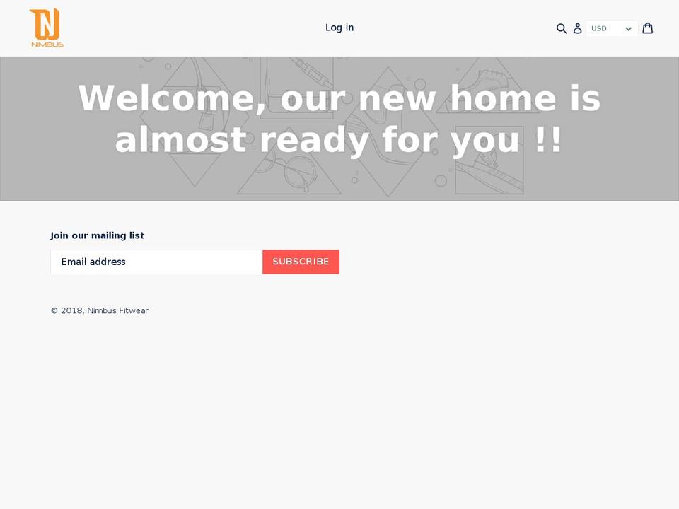 nimbusstore.com — Shopify storefront screenshot
