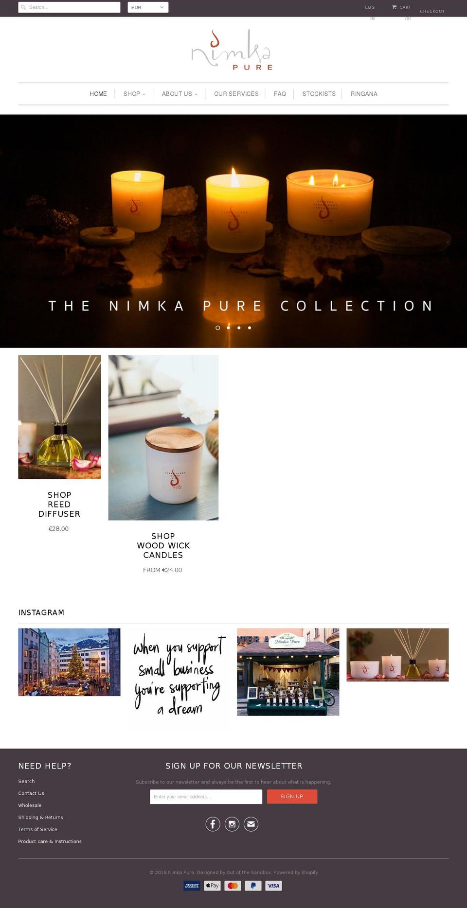 nimkapure.com shopify website screenshot