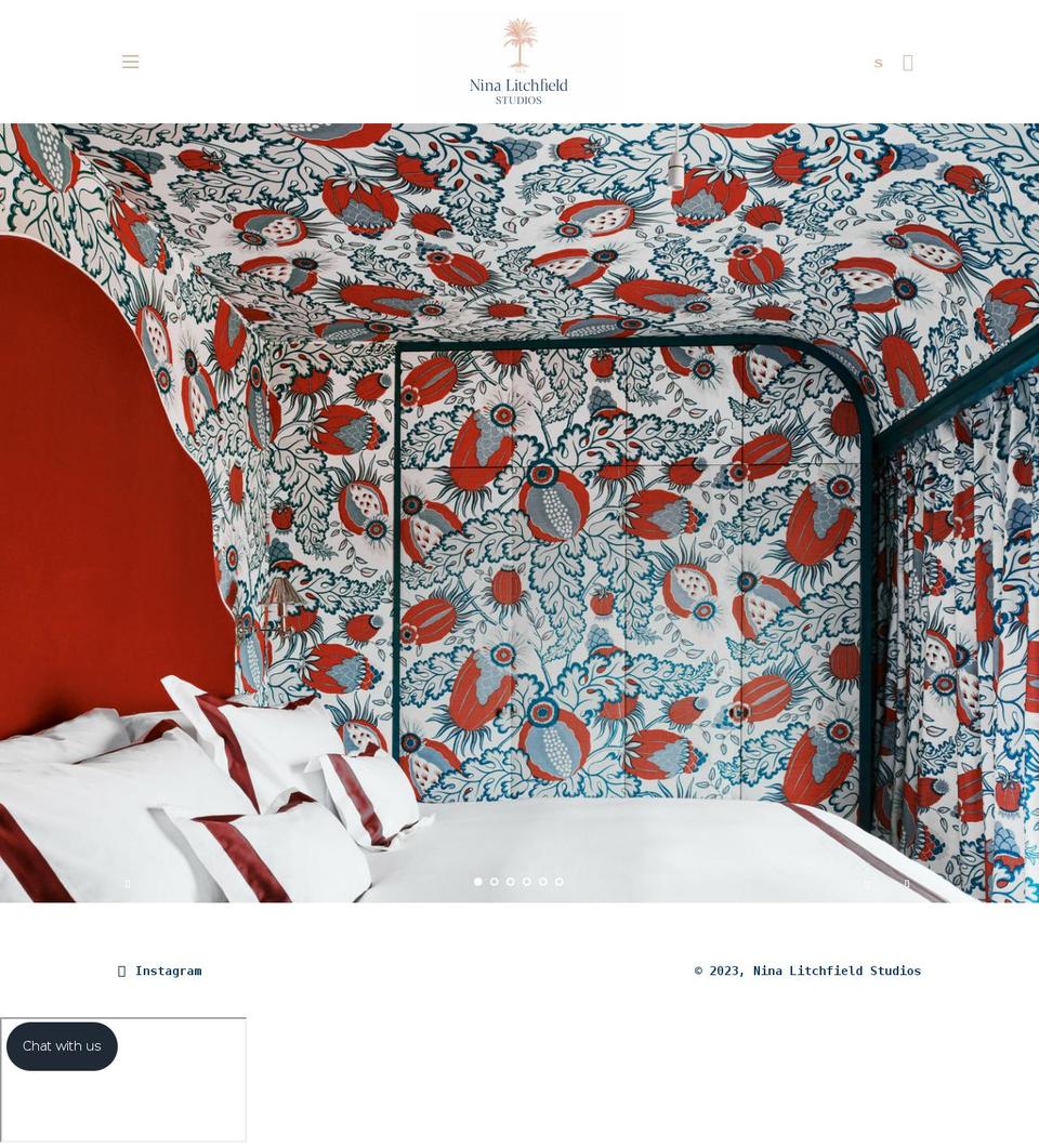 ninalitchfieldstudios.com shopify website screenshot