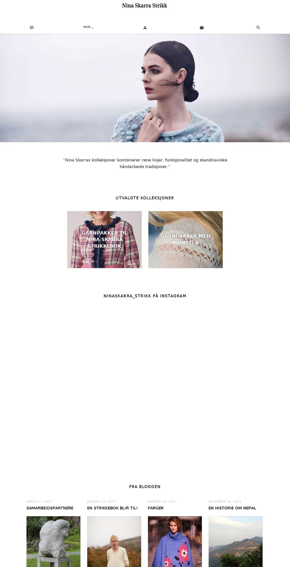 ninaskarra.com shopify website screenshot
