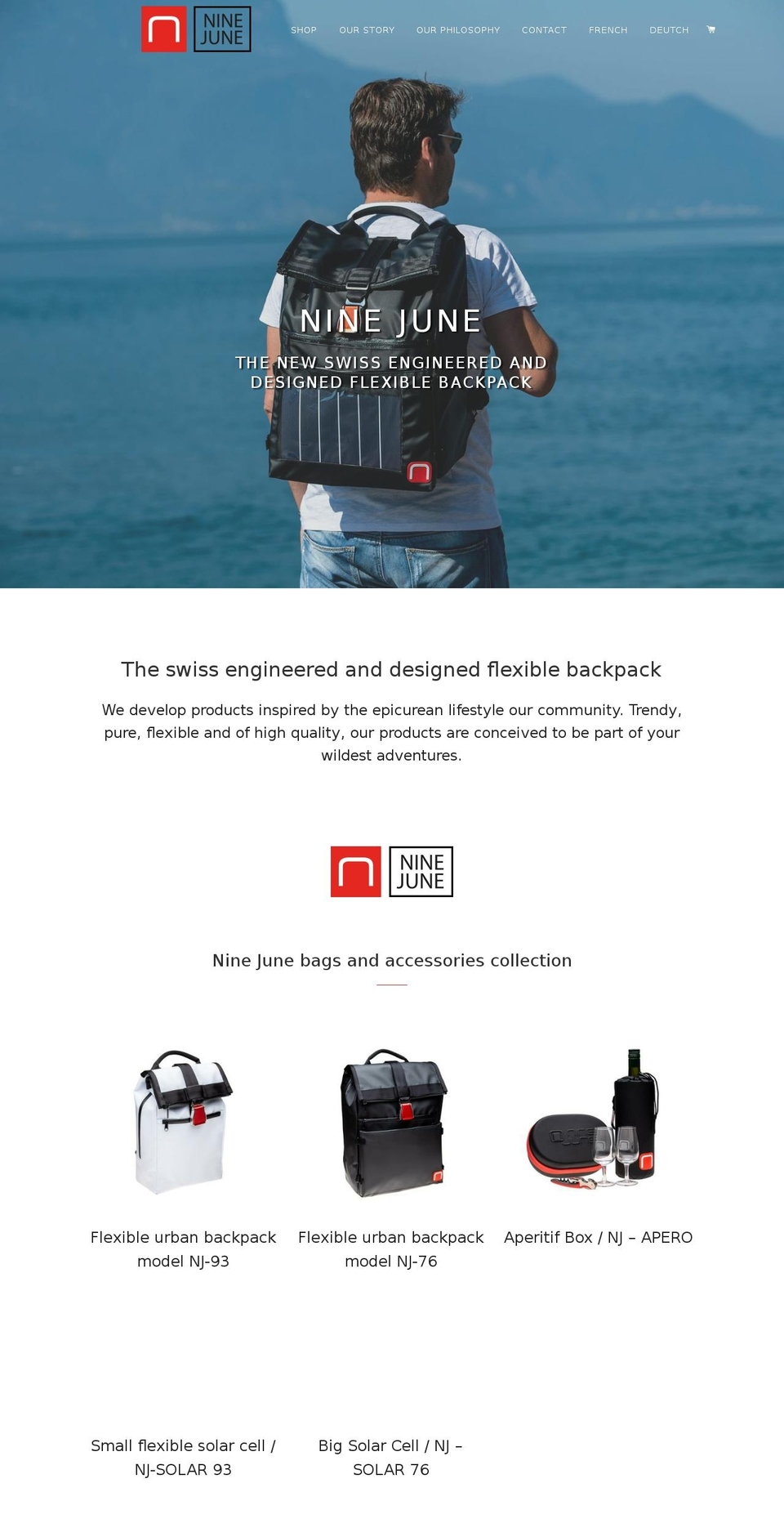 nine-june.com — Shopify storefront screenshot