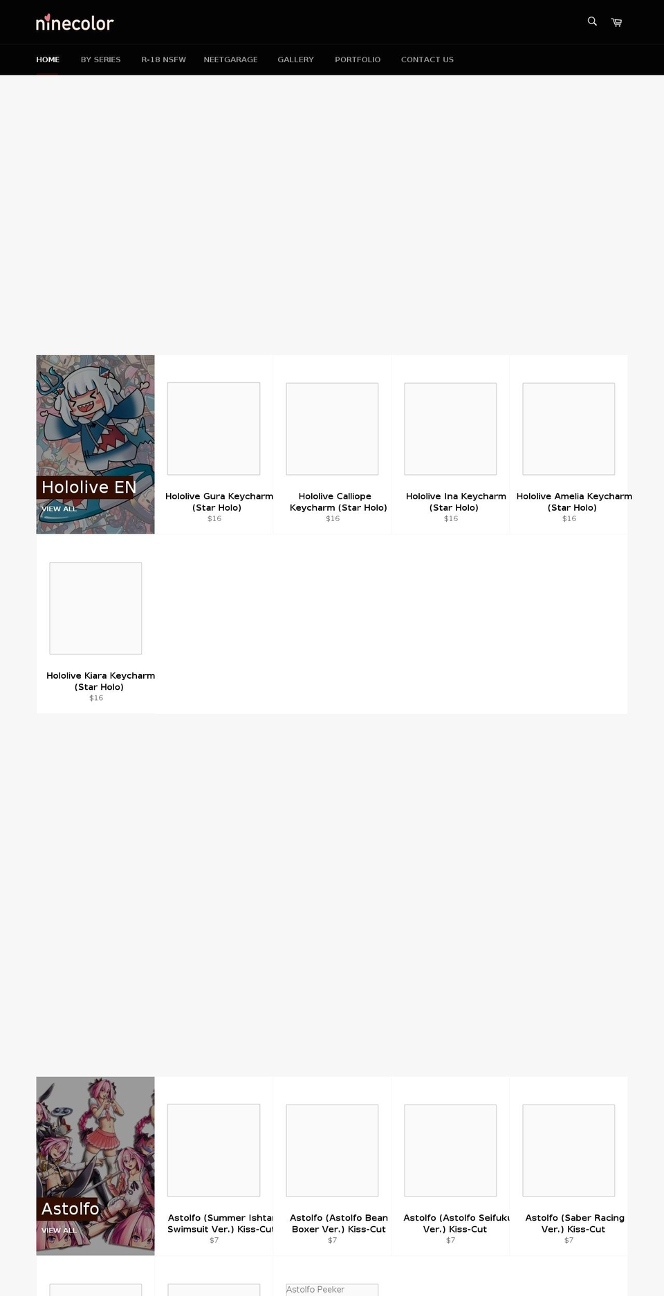 ninecolor.net shopify website screenshot