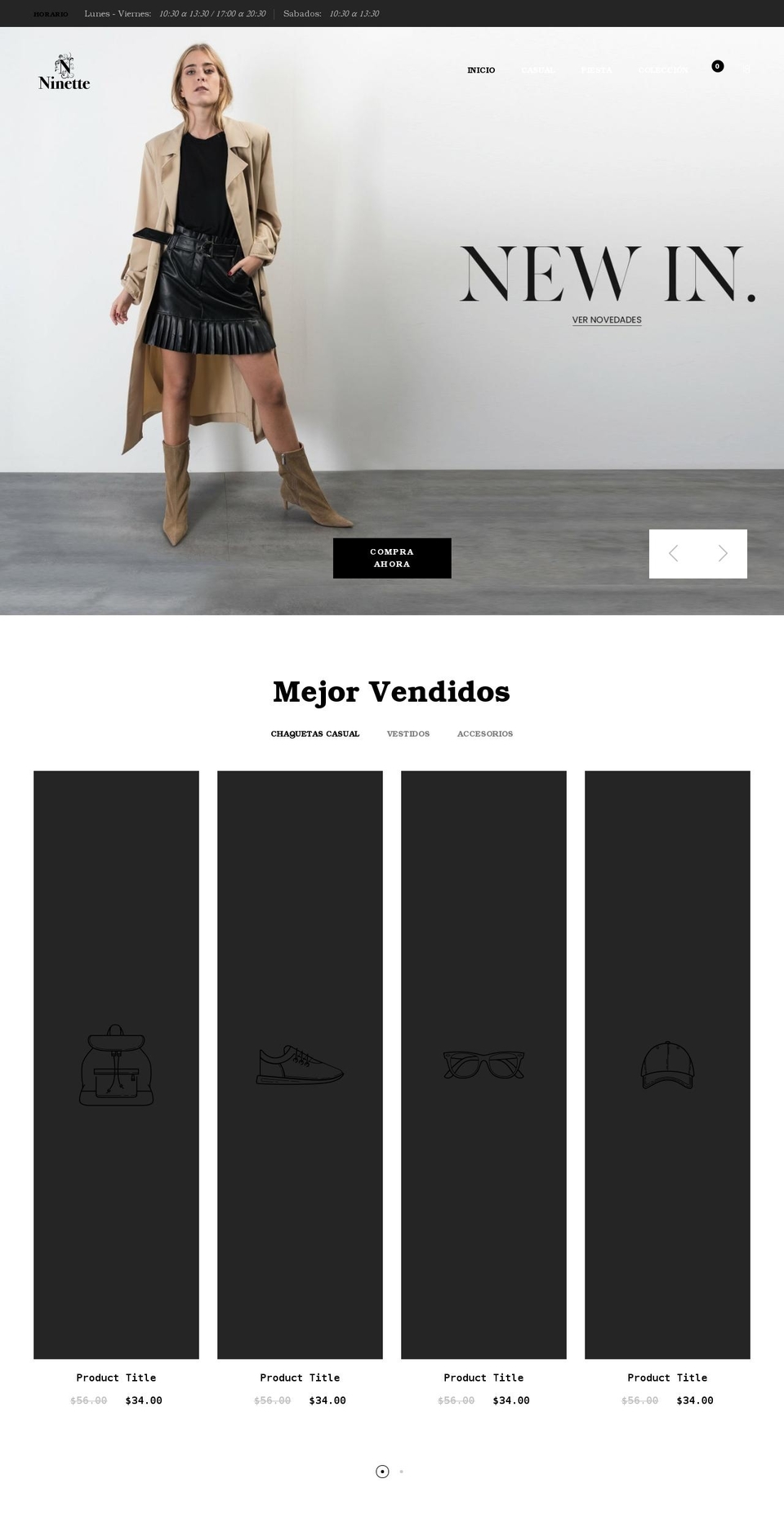 ninettegijon.com shopify website screenshot