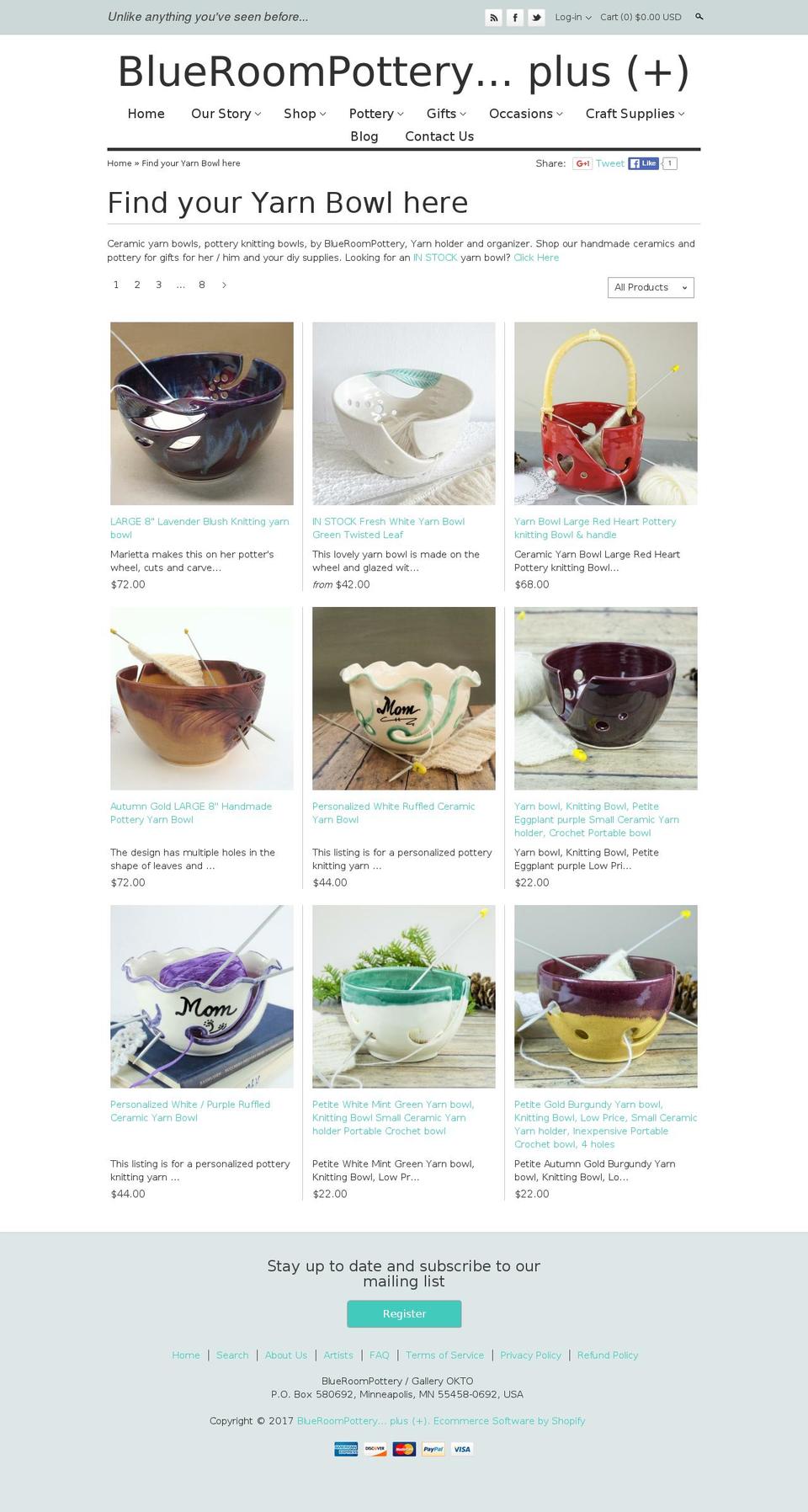 ningspottery.com shopify website screenshot
