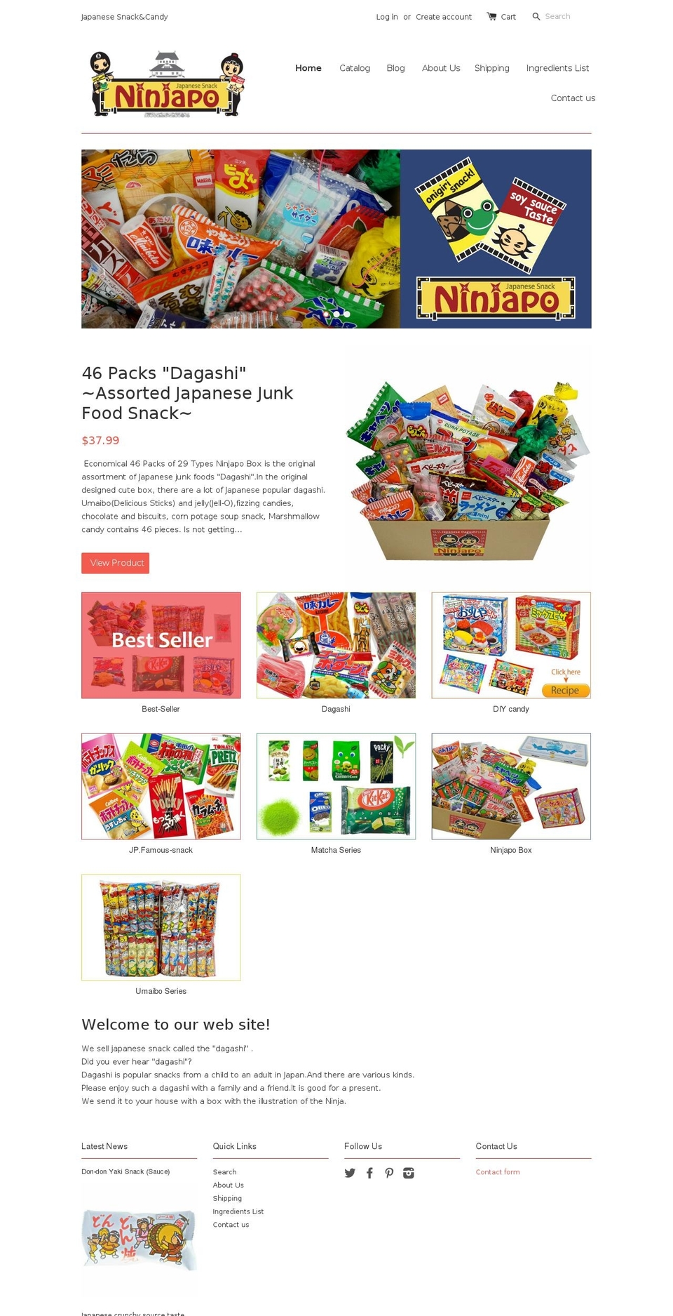 ninjapo.com shopify website screenshot