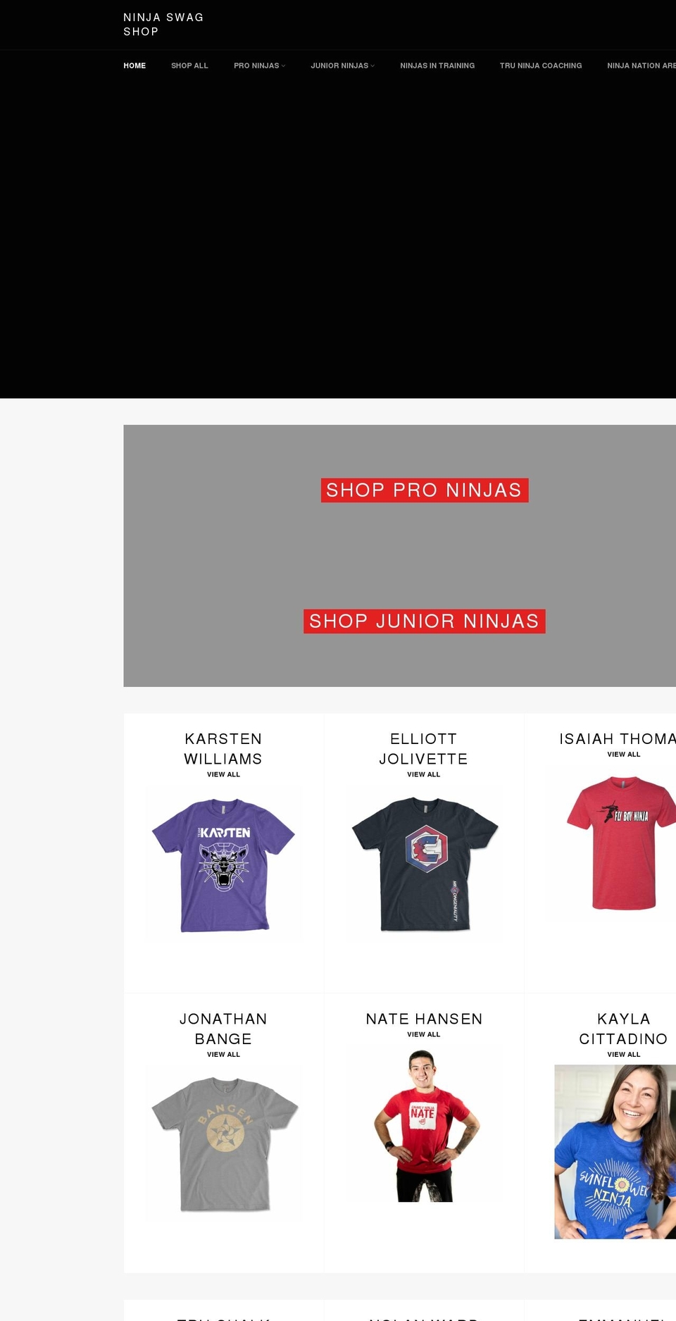 ninjaswagshop.com shopify website screenshot