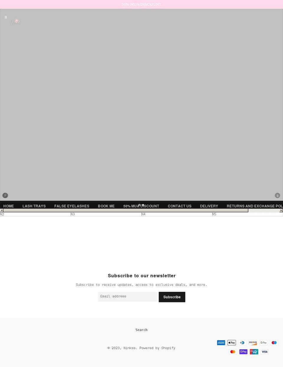 ninkss.co.uk shopify website screenshot