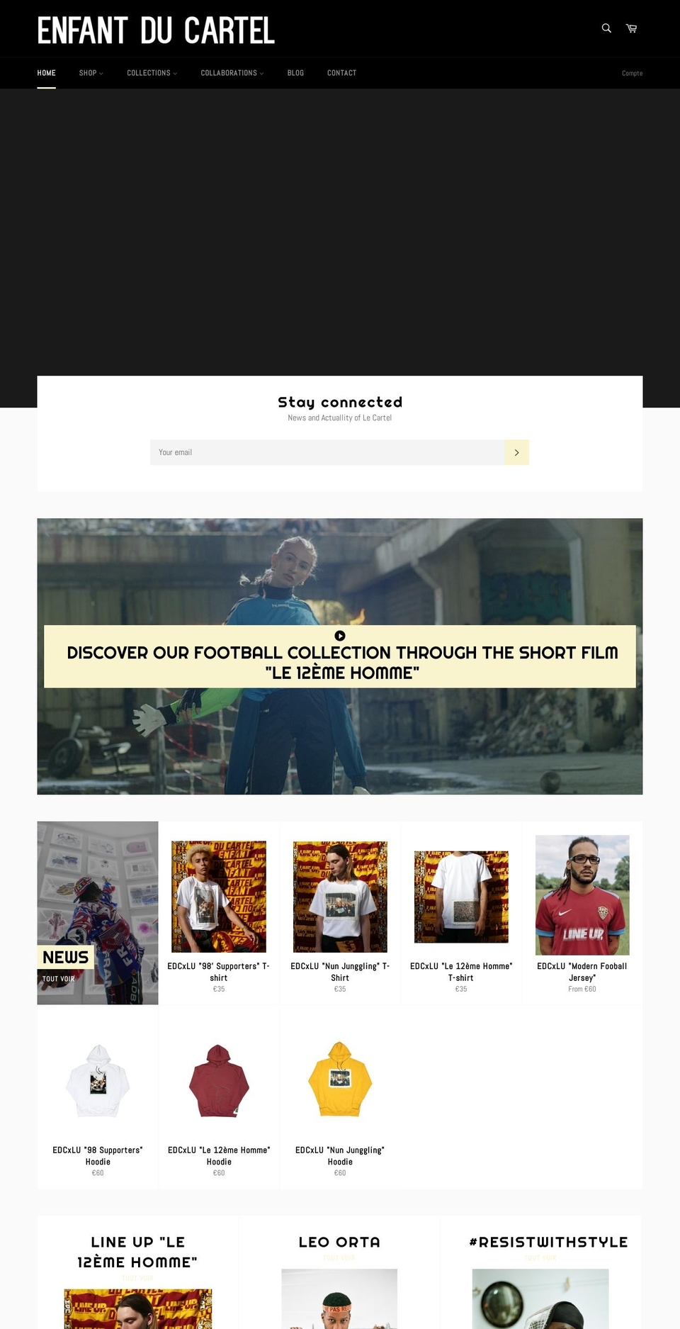 ninoducartel.com shopify website screenshot