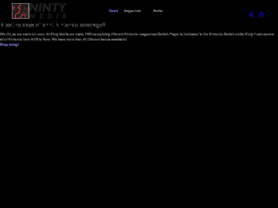 nintymedia.net shopify website screenshot