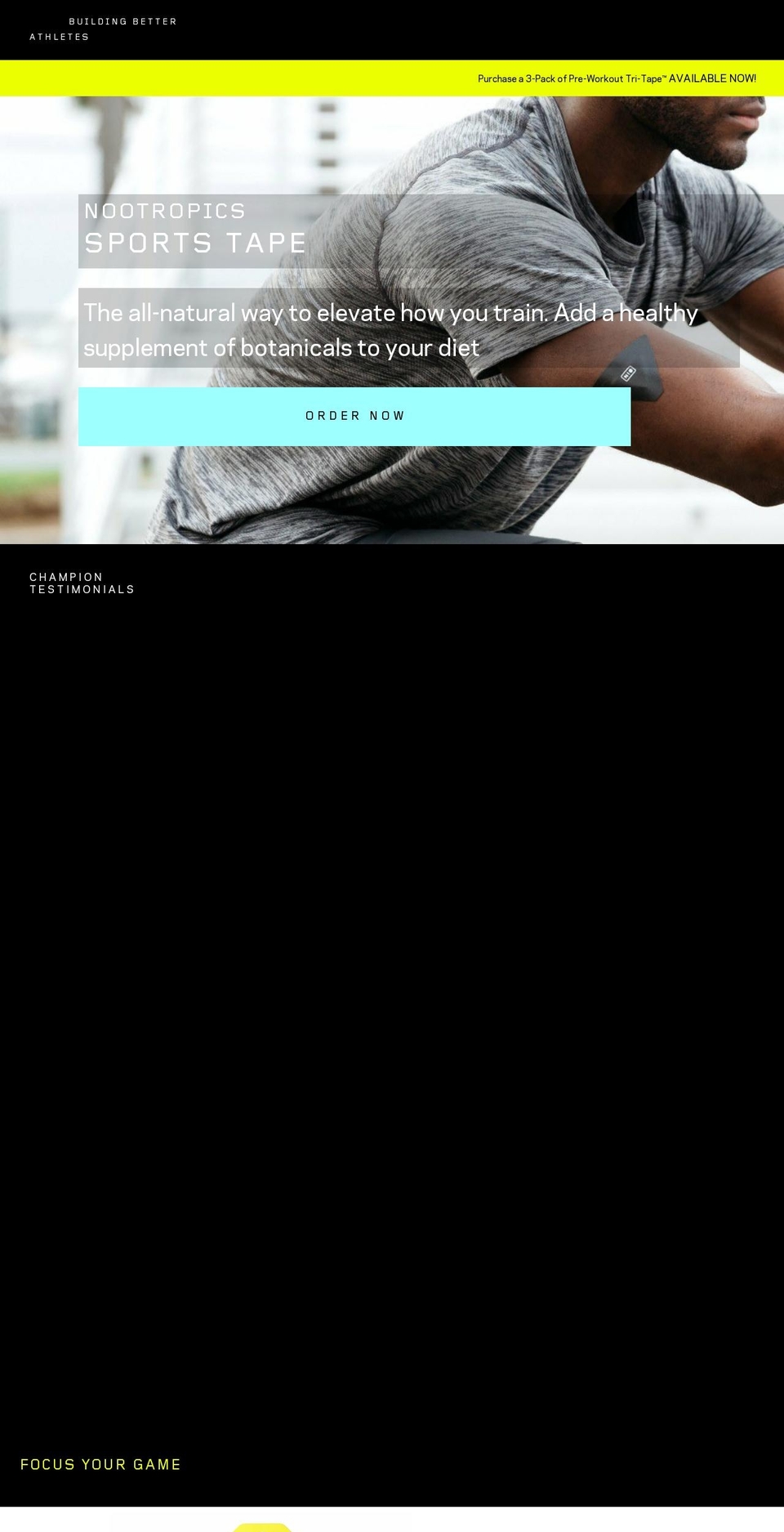 niotraining.com — Shopify storefront screenshot