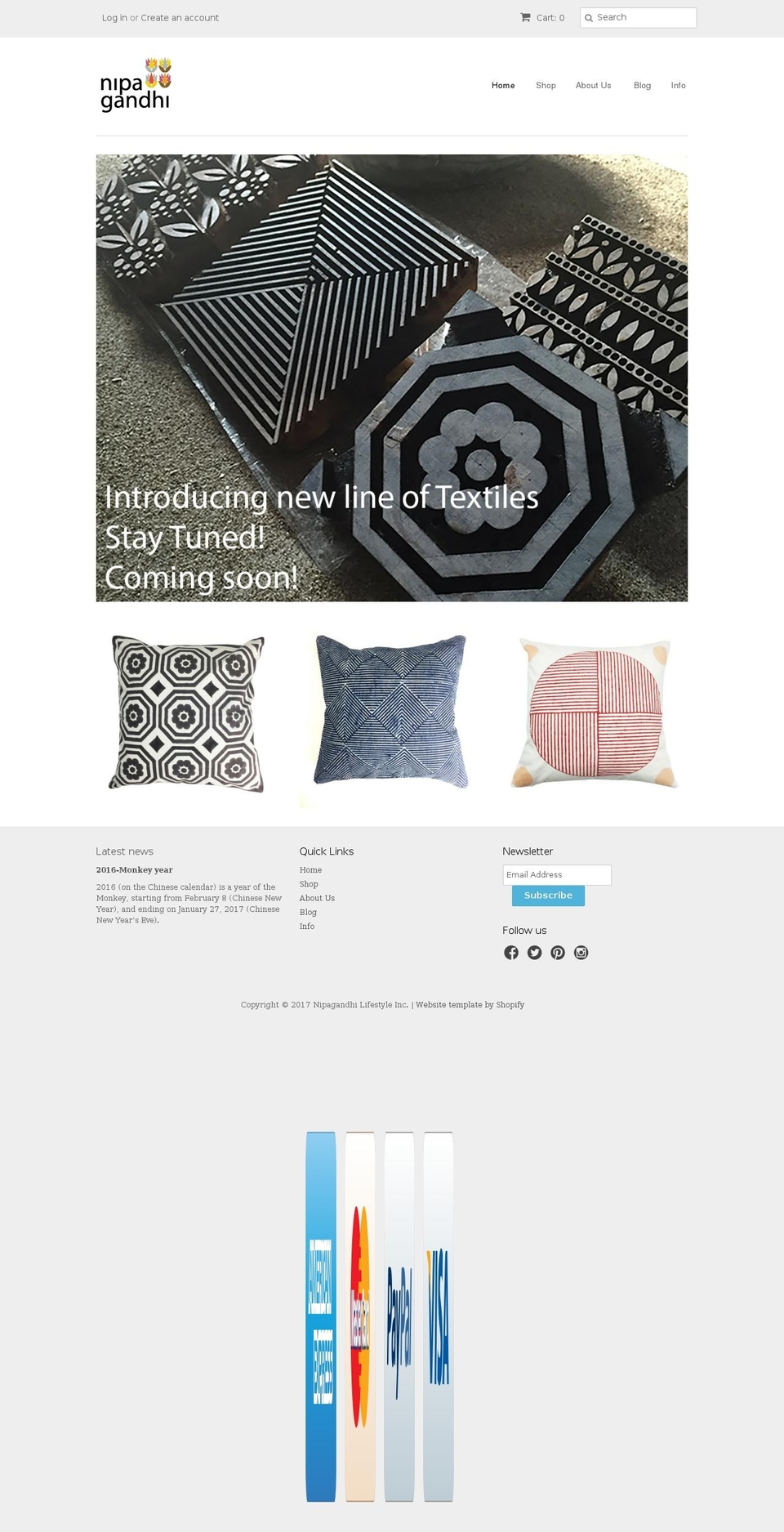 nipagandhi.com shopify website screenshot