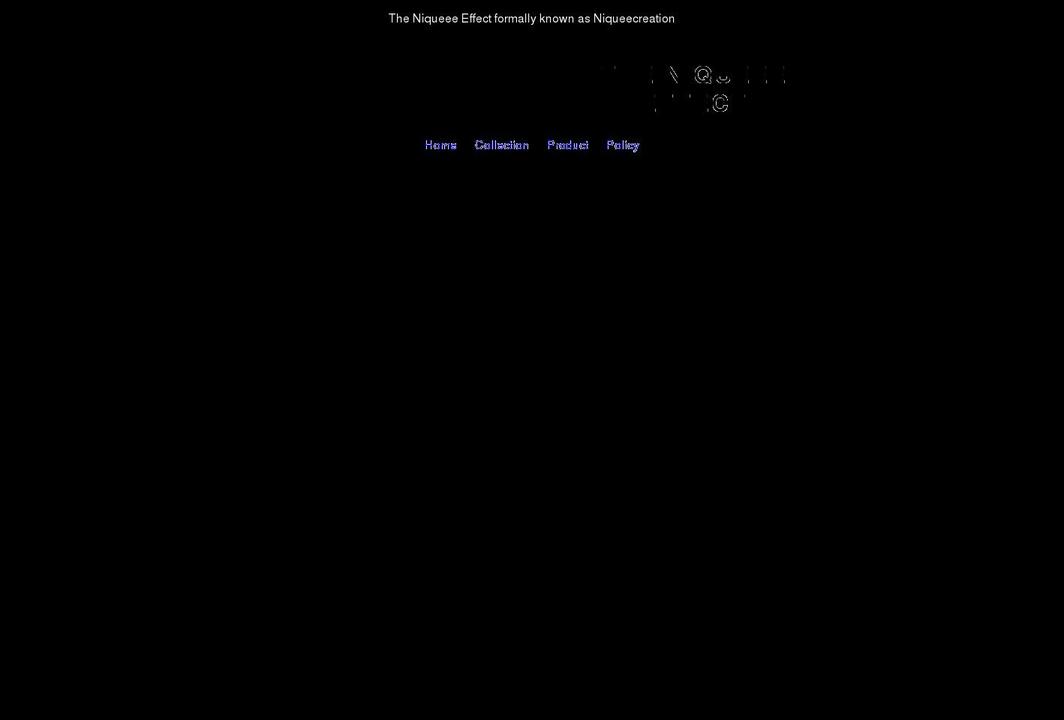 niqueeecreation.com shopify website screenshot