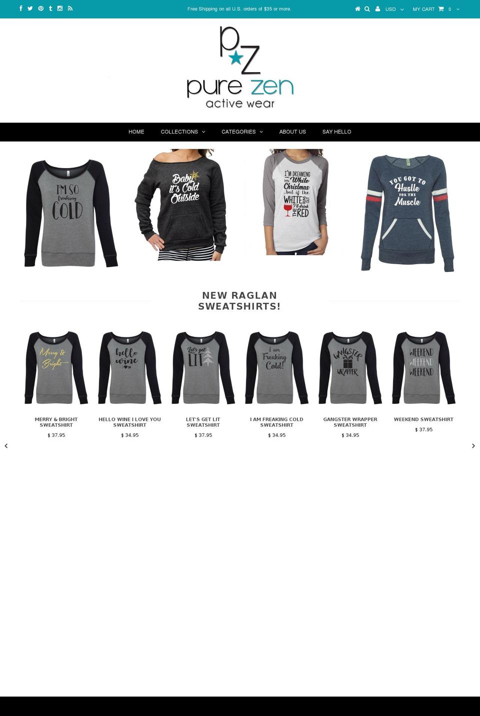 nirvanaclothingcompany.com shopify website screenshot