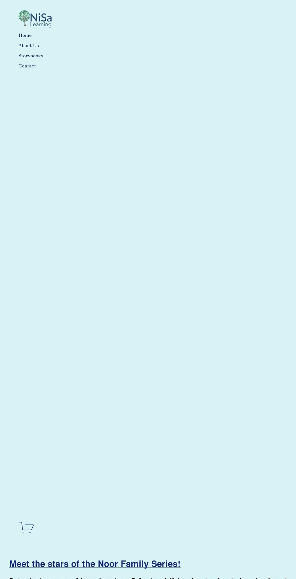 nisalearning.com shopify website screenshot