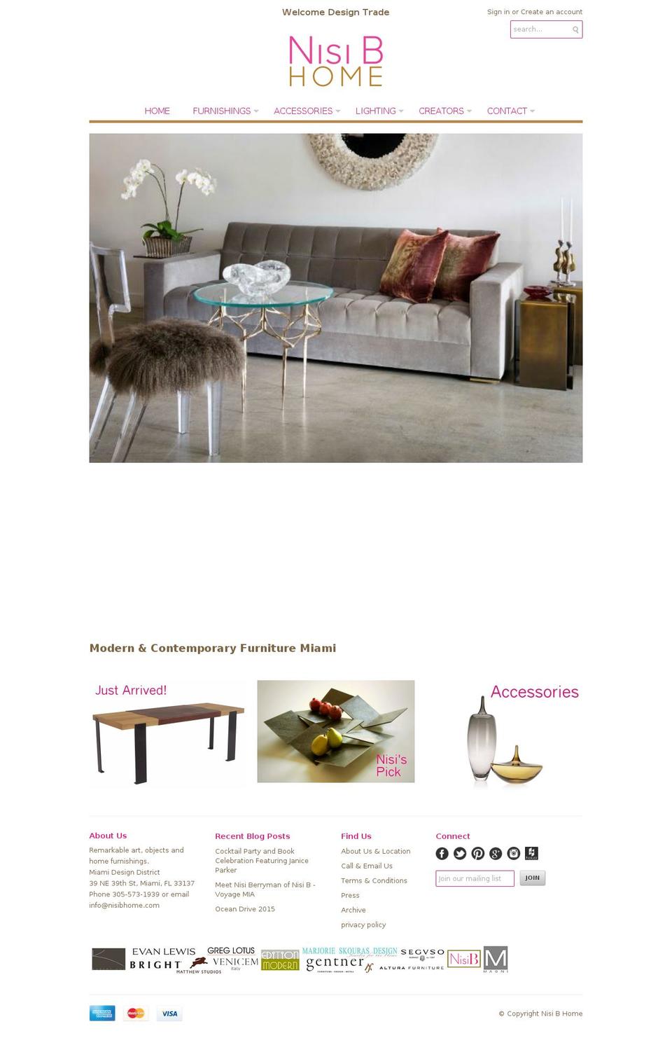 nisibhome.com shopify website screenshot