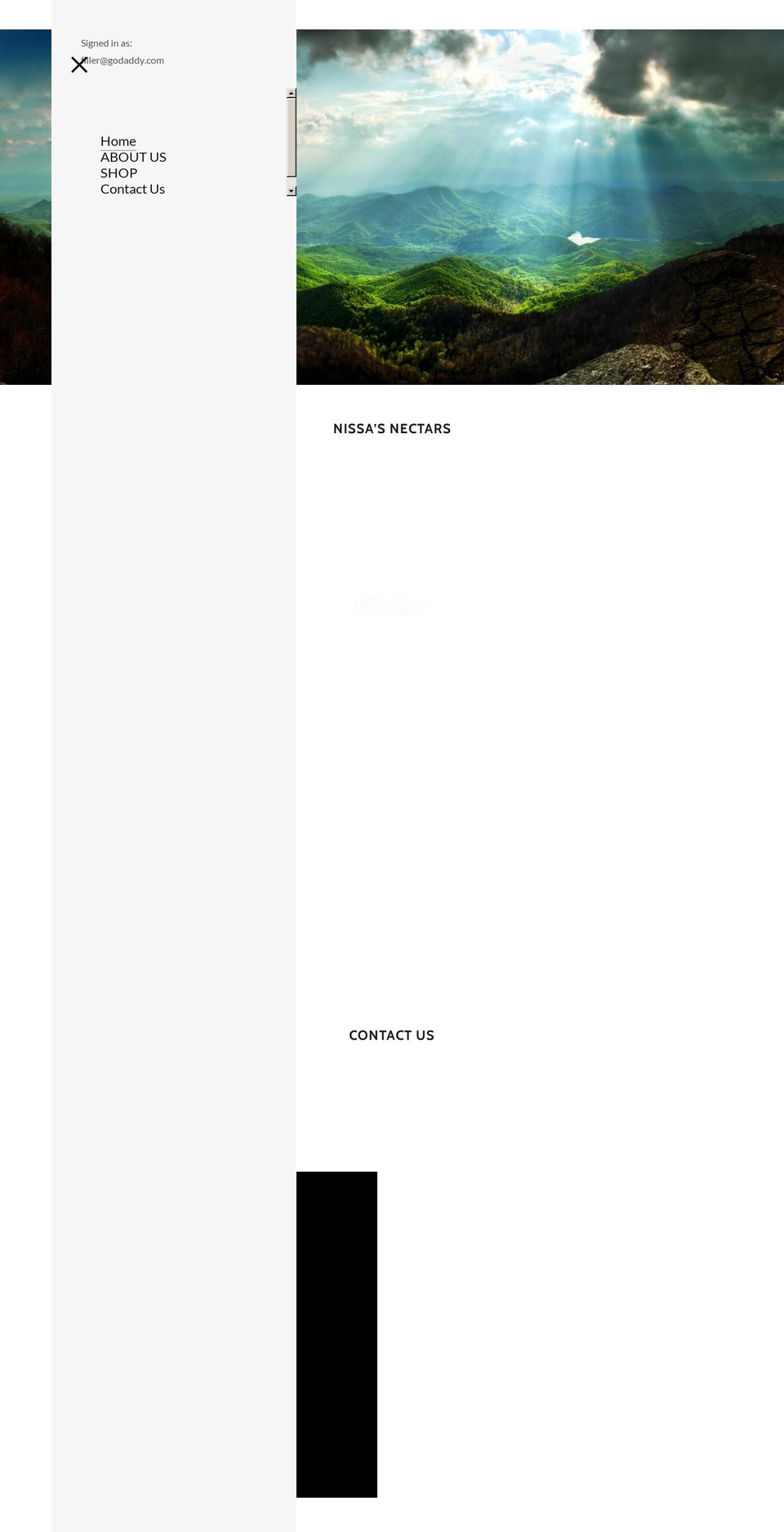 nissarivard.com — Shopify storefront screenshot