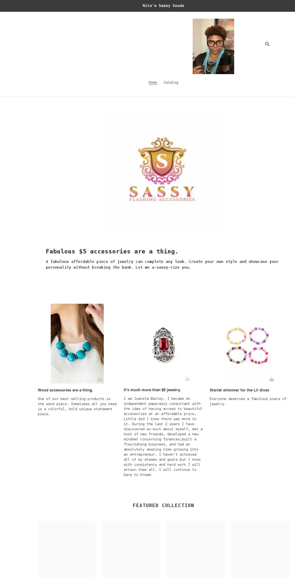 nitassassygoods.com shopify website screenshot