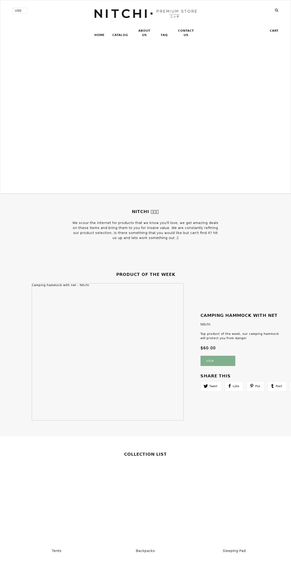 nitchi.co shopify website screenshot