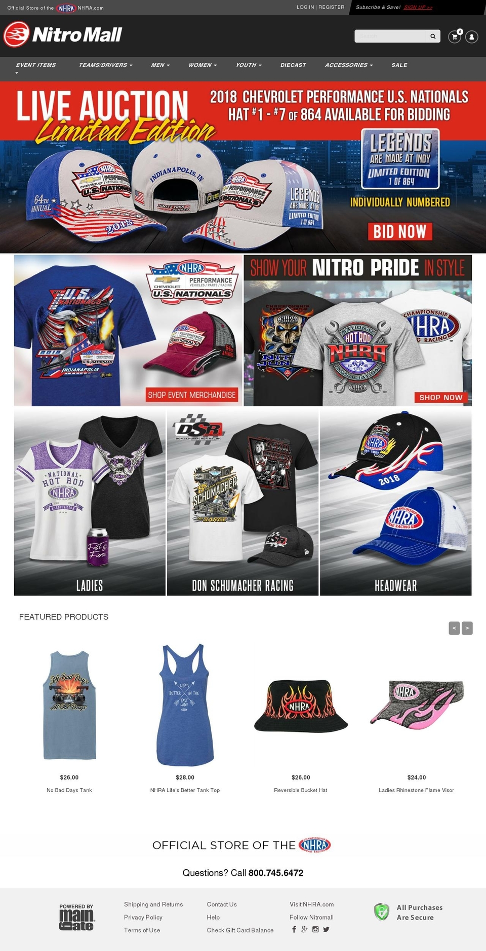 nitromall.com — Shopify storefront screenshot